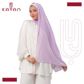 Chiffon Plain Scarf -Dark Lilac
